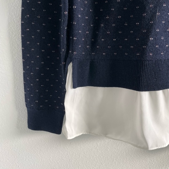 Club Monaco Navy Wool Sweater, Women’s Size M - Picture 3 of 5